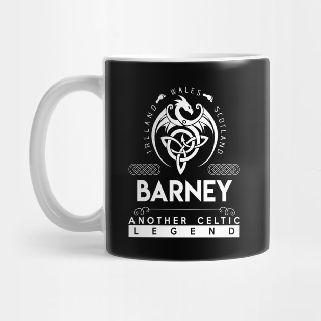 Barney Name T Shirt - Another Celtic Legend Barney Dragon Gift Item by harpermargy8920